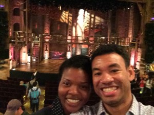 Us at Hamilton on Broadway